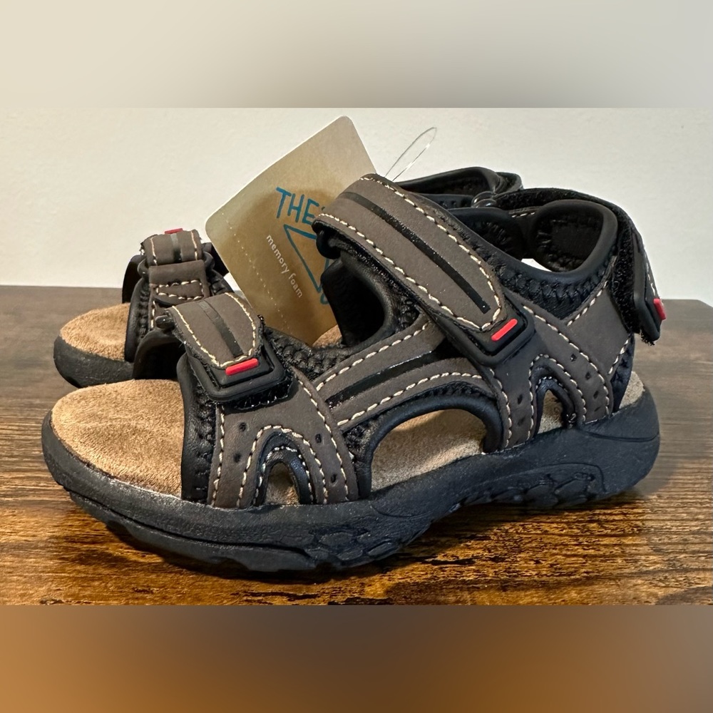 Thereabouts Baby/Toddler Boys Lil Marsh Brown Sandals NWT Various Sizes